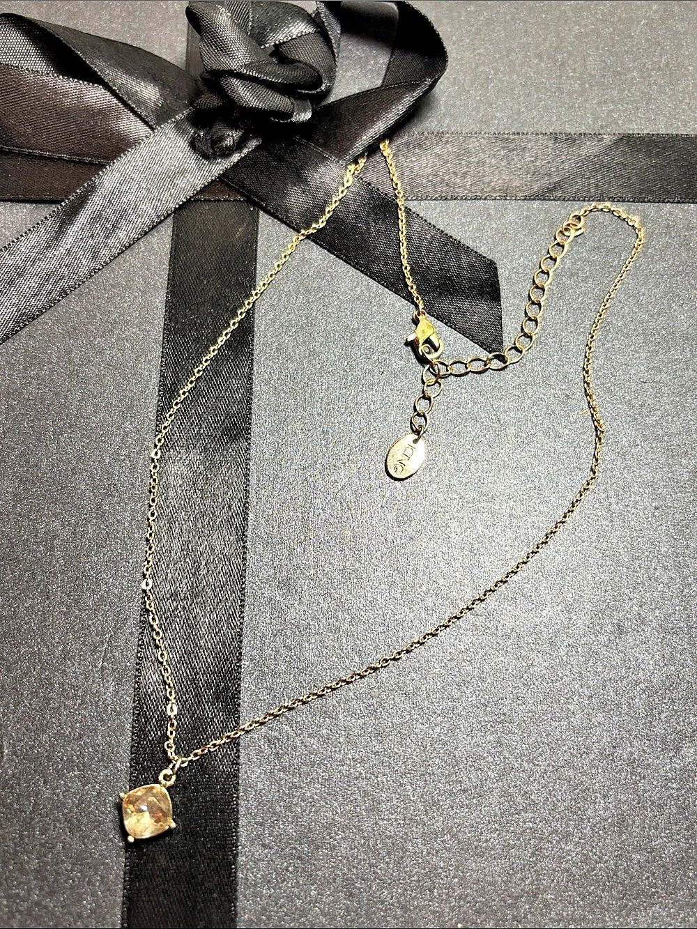 Icing Gold & Yellow Pendant Necklace Vintage